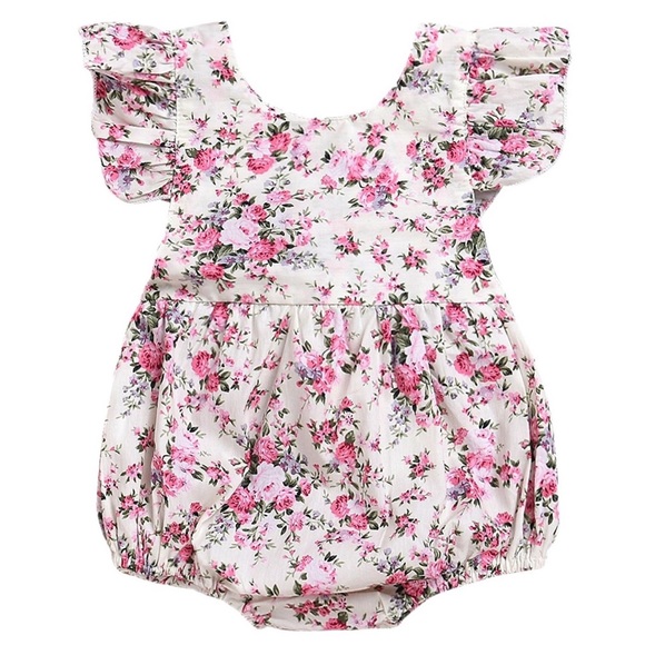 Lily Floral Sunsuit Romper - Picture 7 of 7